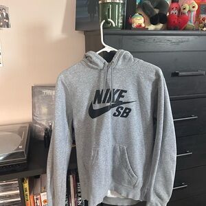 Nike Gray Sweatshirt Hoodie